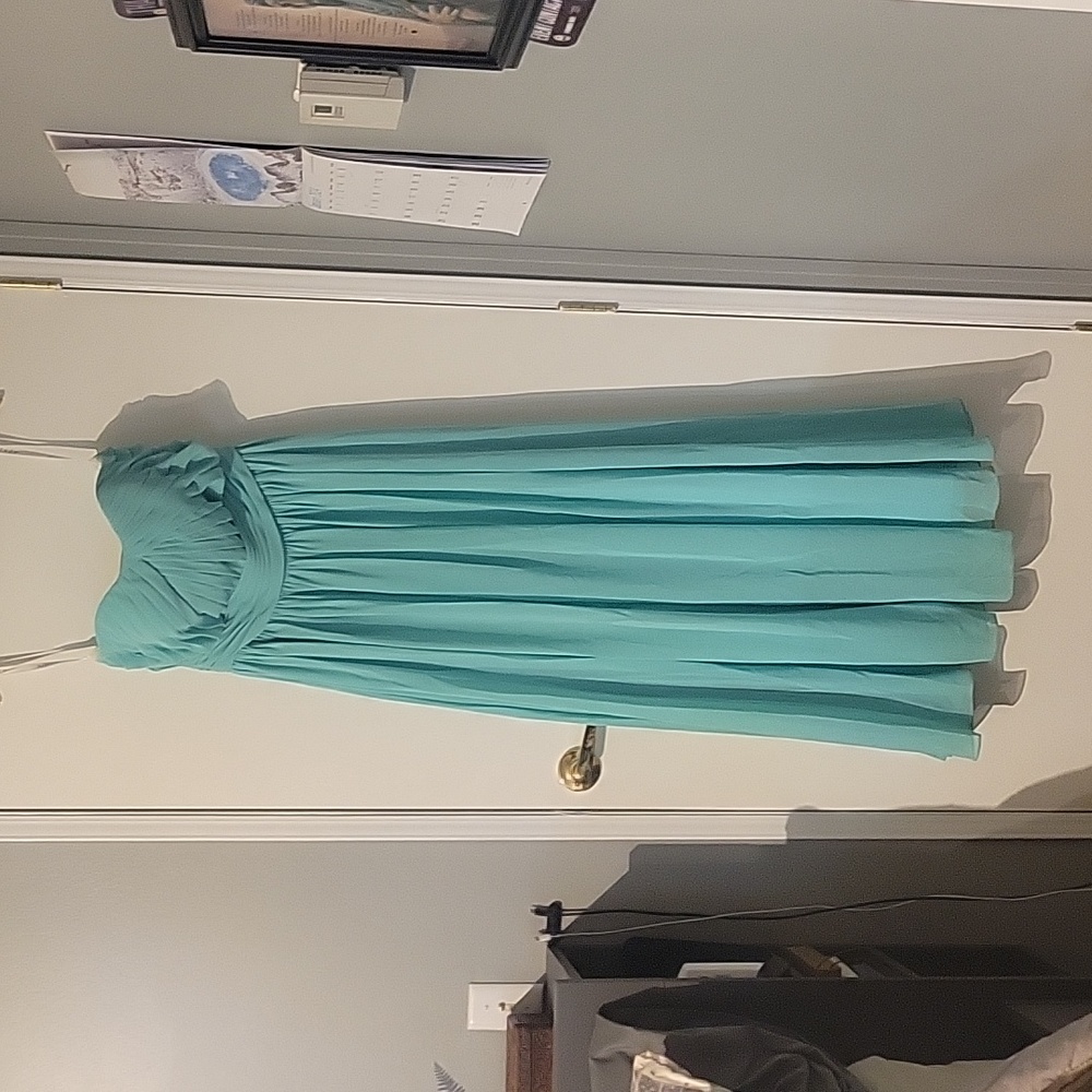 Azazie strapless bridesmaid prom dress
